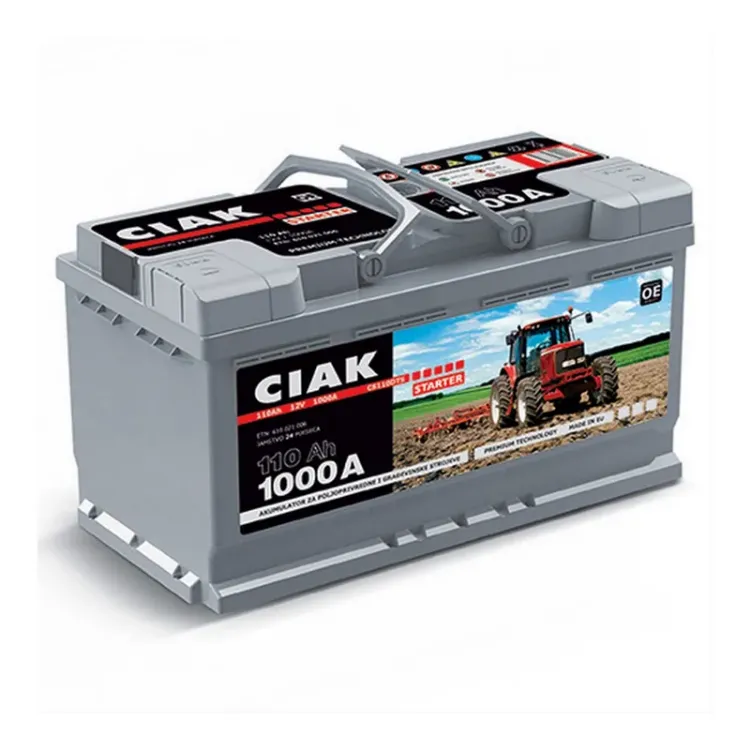 Alles CIAK akumulator Starter 12 V - 110 Ah Tractor Profi D+