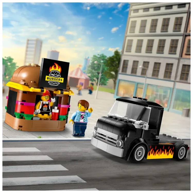 Alles LEGO CITY kamion s hamburgerima