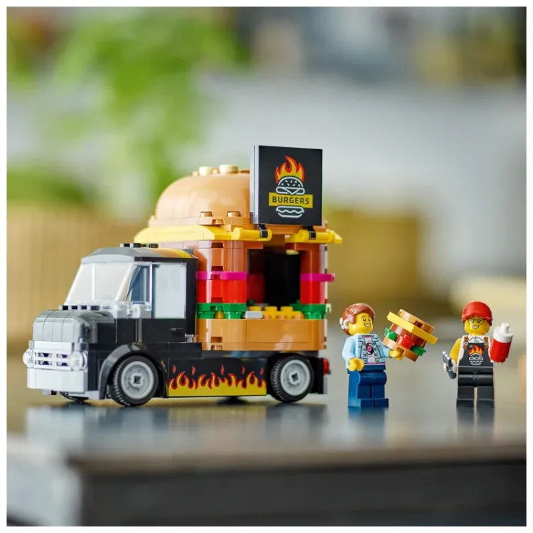 Alles LEGO CITY kamion s hamburgerima