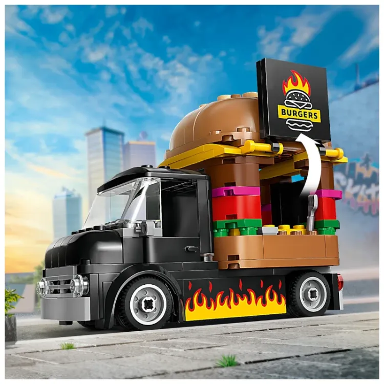 Alles LEGO CITY kamion s hamburgerima