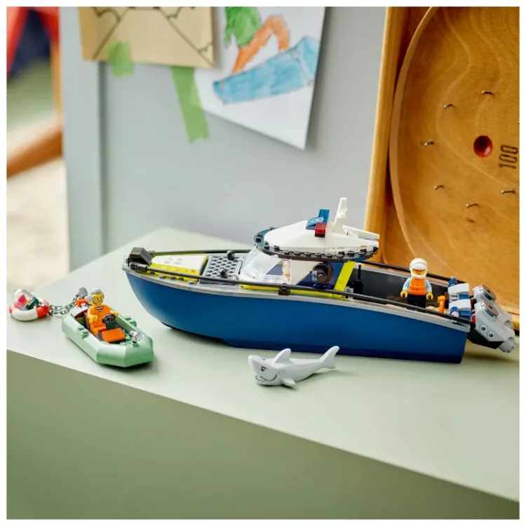 Alles LEGO CITY potjera u policijskom čamcu