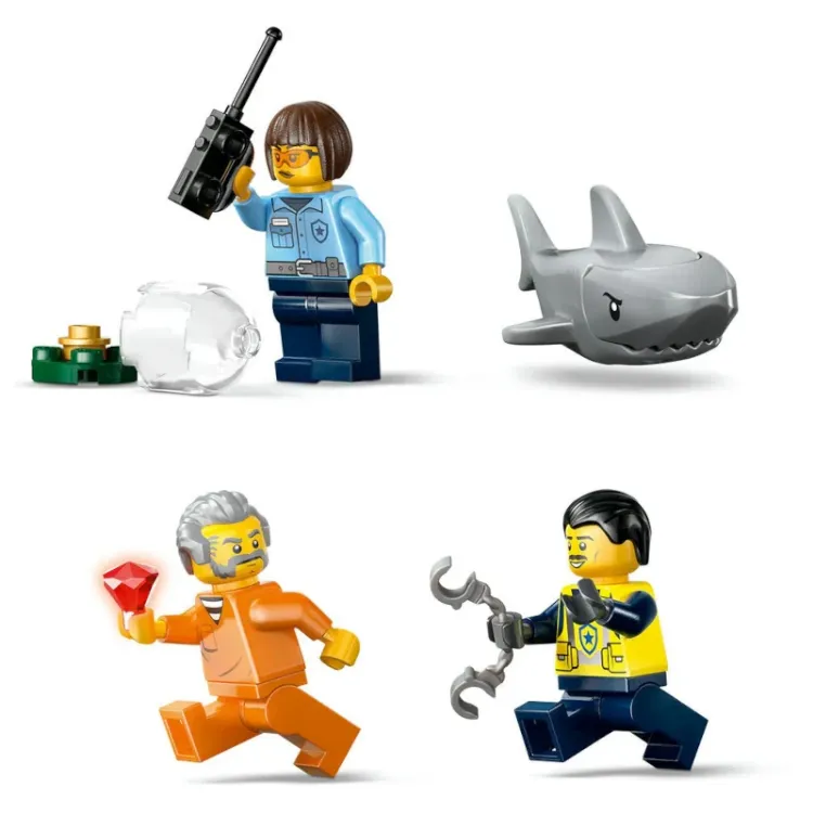 Alles LEGO CITY potjera u policijskom čamcu