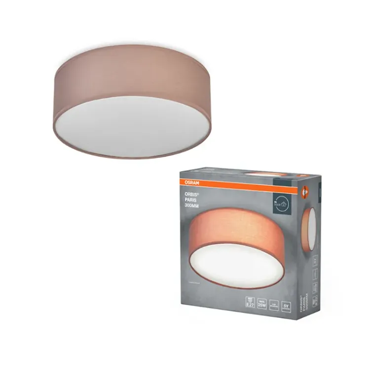 Alles OSRAM plafonjera Orbis Paris 300mm 1x E27 smeđa