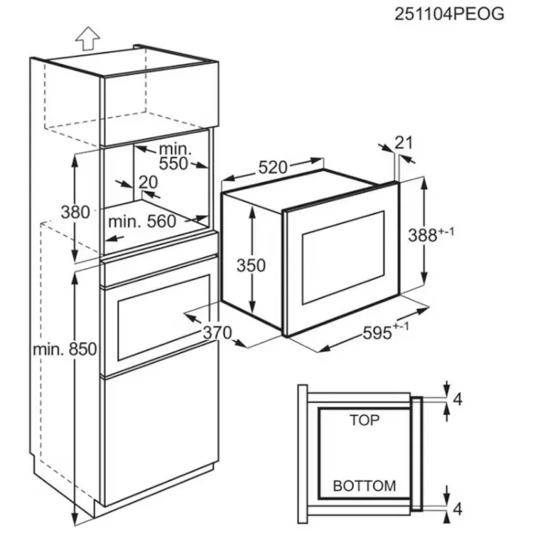 alles ELECTROLUX mikrovalna pećnica ugradbena EMS4253TBX