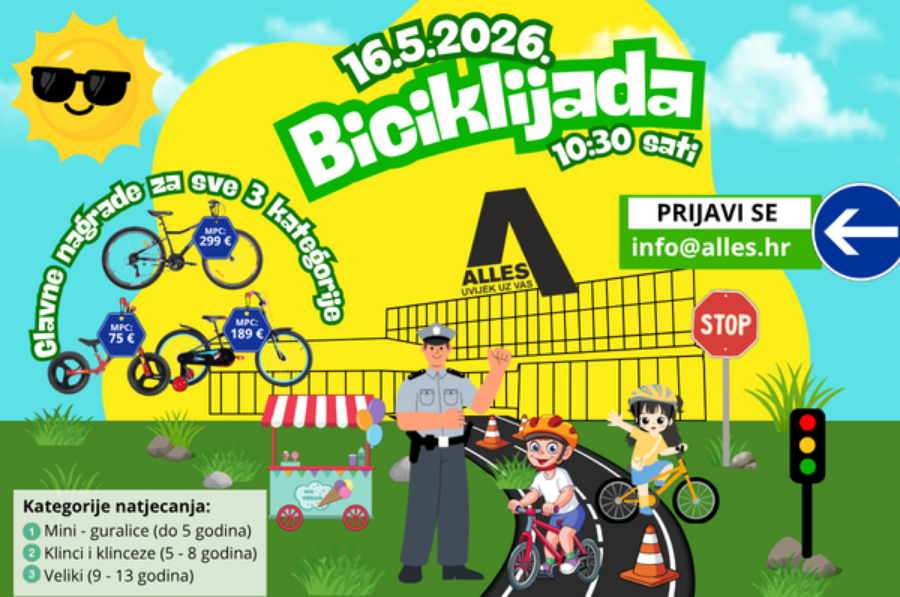 Alles dječja biciklijada ponovno u Požegi 