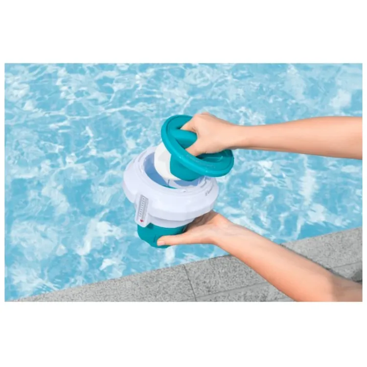 Alles BESTWAY® dozator plutajući s Chemguard™ zaštitnom rukavicom