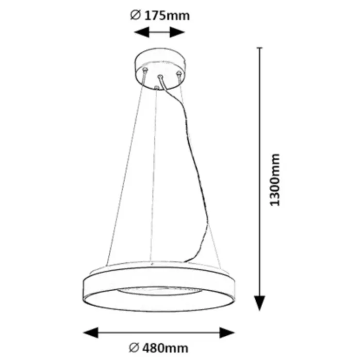 Alles RABALUX LED visilica CEILO LED 72001