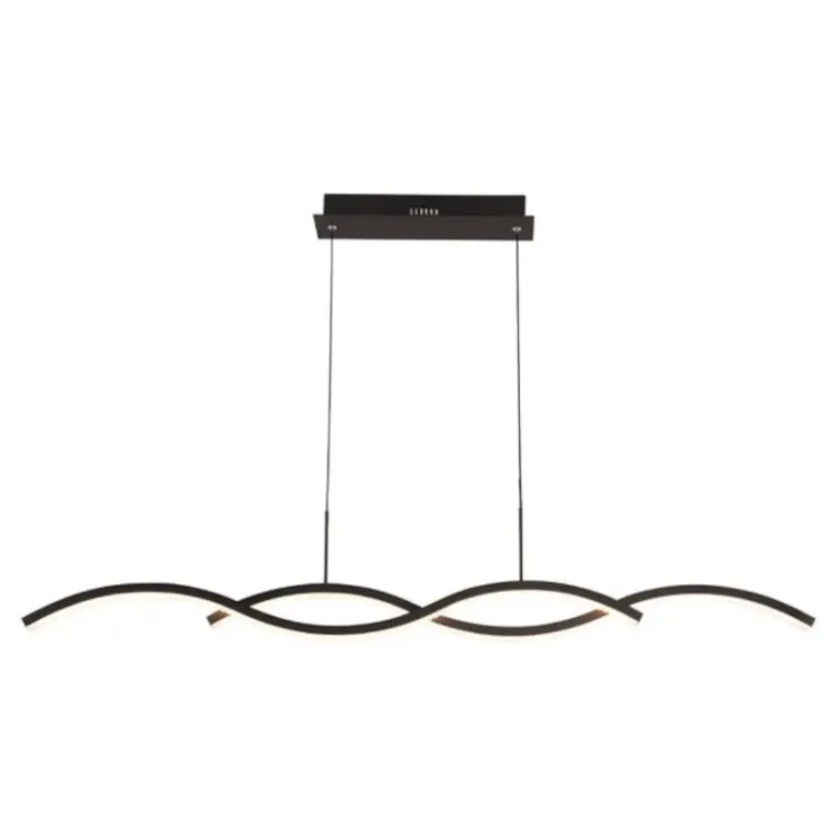 Alles Visilica LED ONDULATO-P-1200/36 SANDY BLACK CCT