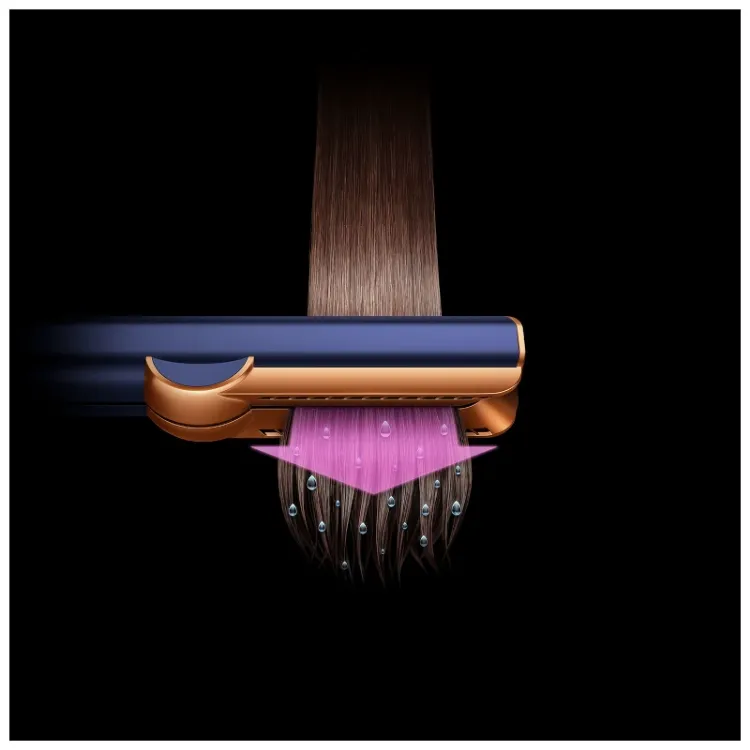 Alles DYSON uređaj za ravnanje kose Airstrait (408215) Prussian Blue/Rich Copper