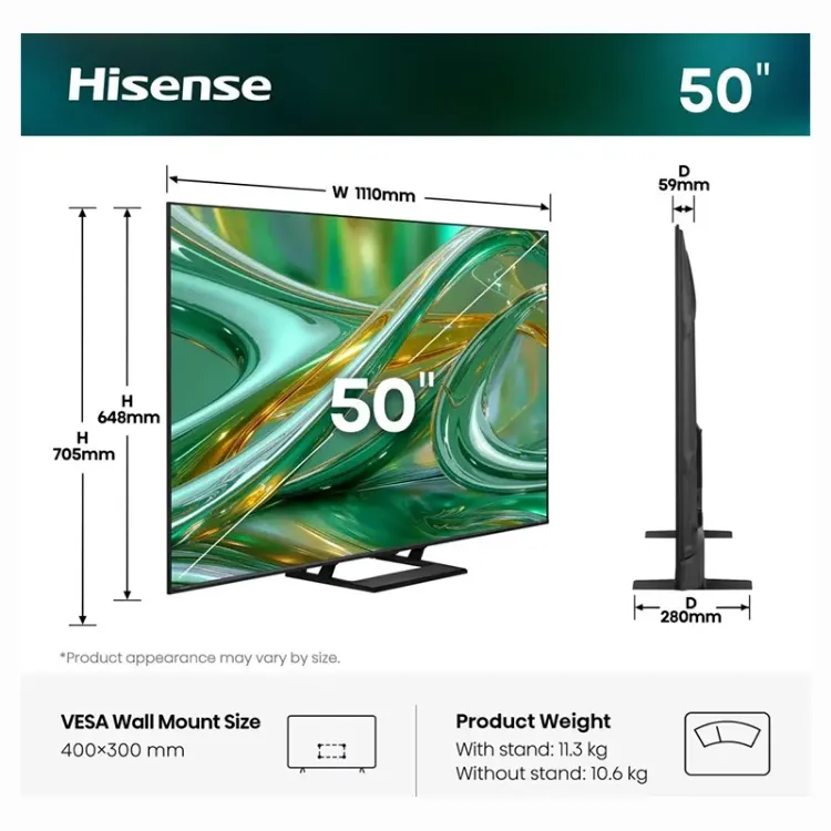 Alles HISENSE ULED TV 50E8S