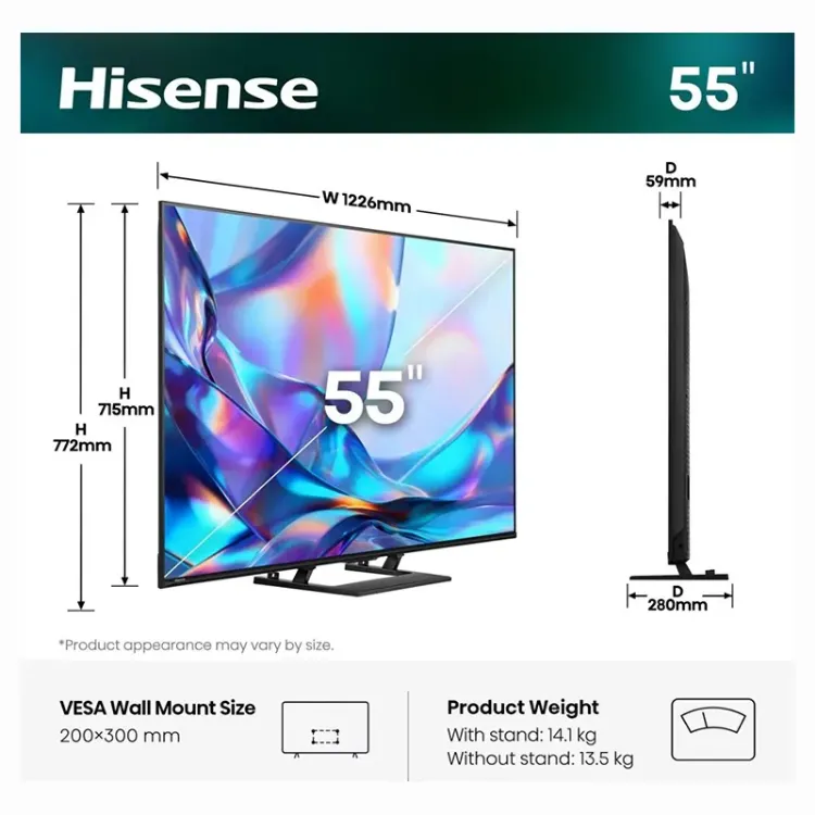 Alles HISENSE TV 55A7S
