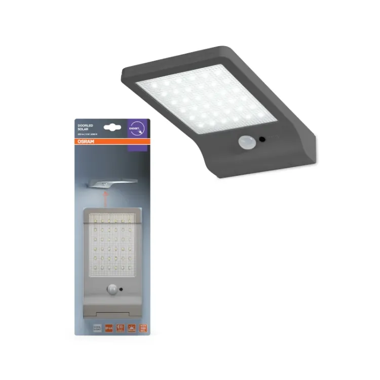 Alles LEDVANCE LED zidna svjetiljka DOORLED SOLAR SENSOR 4000K SILVER