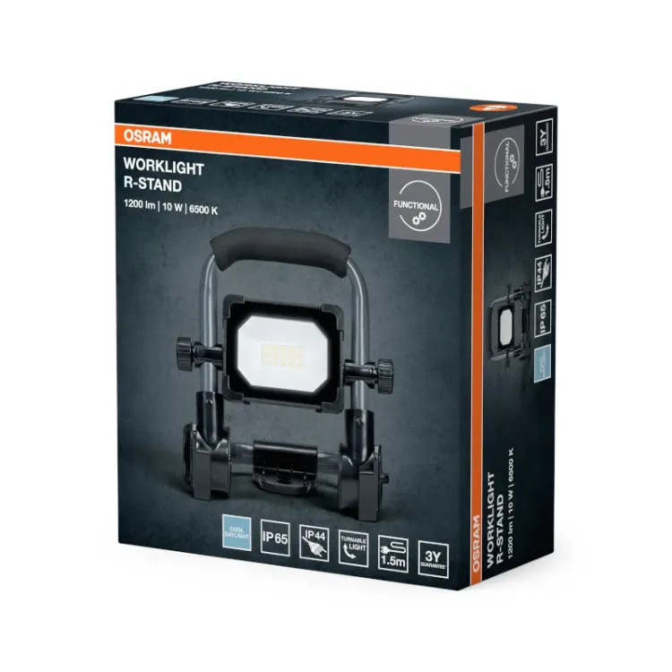 Alles LEDVANCE LED reflektor WORKLIGHT VALUE R-STAND 10W 865