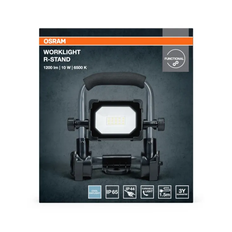 Alles LEDVANCE LED reflektor WORKLIGHT VALUE R-STAND 10W 865