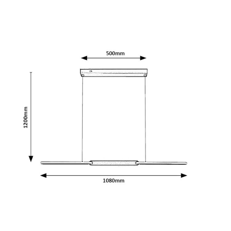 Alles RABALUX LED visilica SINDRI 36W