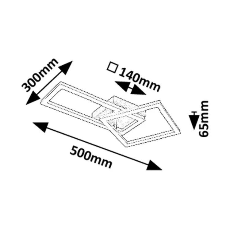 Alles RABALUX LED stropna svjetiljka ELLINOR 71381 24W