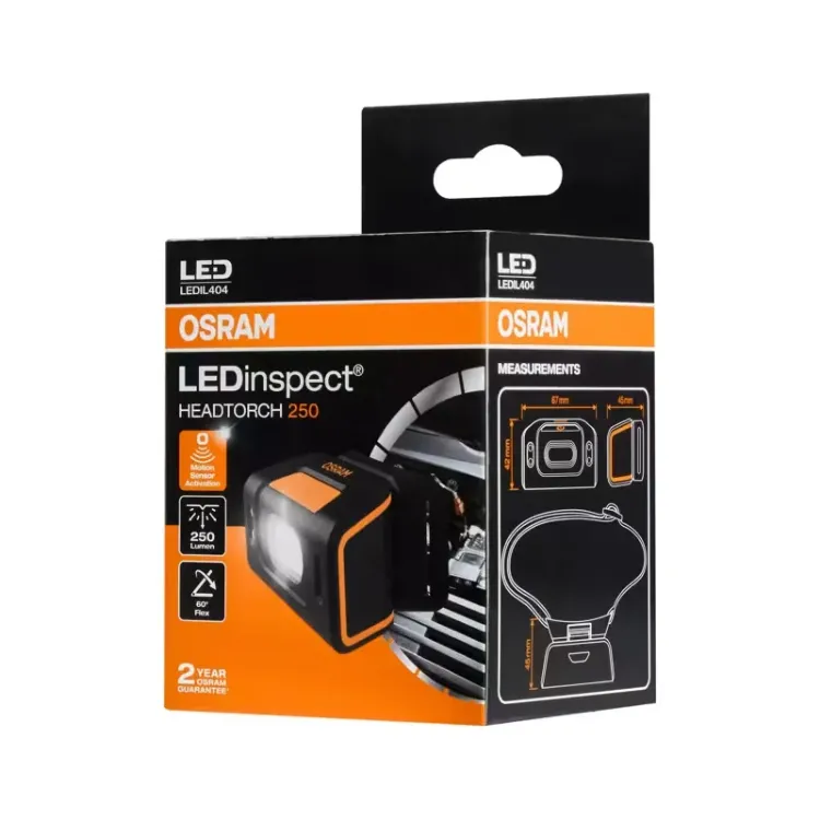 Alles OSRAM naglavna LED svjetiljka LEDINSPECT HEADTORCH250