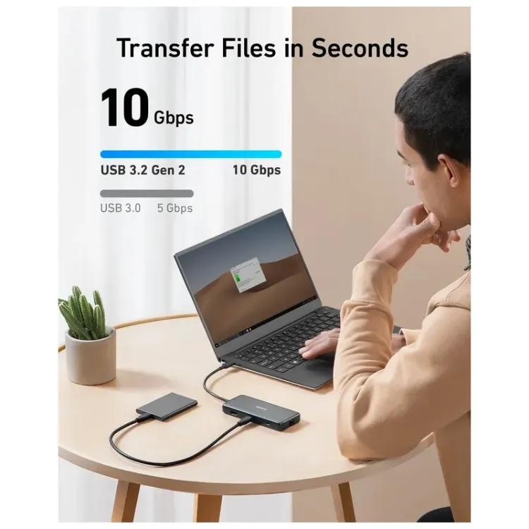 Alles ANKER USB-C hub 555 8u1