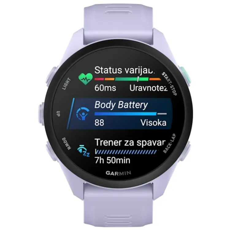 Alles GARMIN pametni sat FORERUNNER 70 Cool Lavander