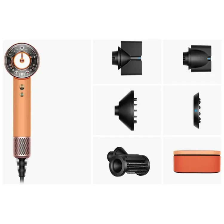 Alles DYSON sušilo za kosu Supersonic Nural HD16 (176964) Ceramic Apricot/Topaz Curly+Coily