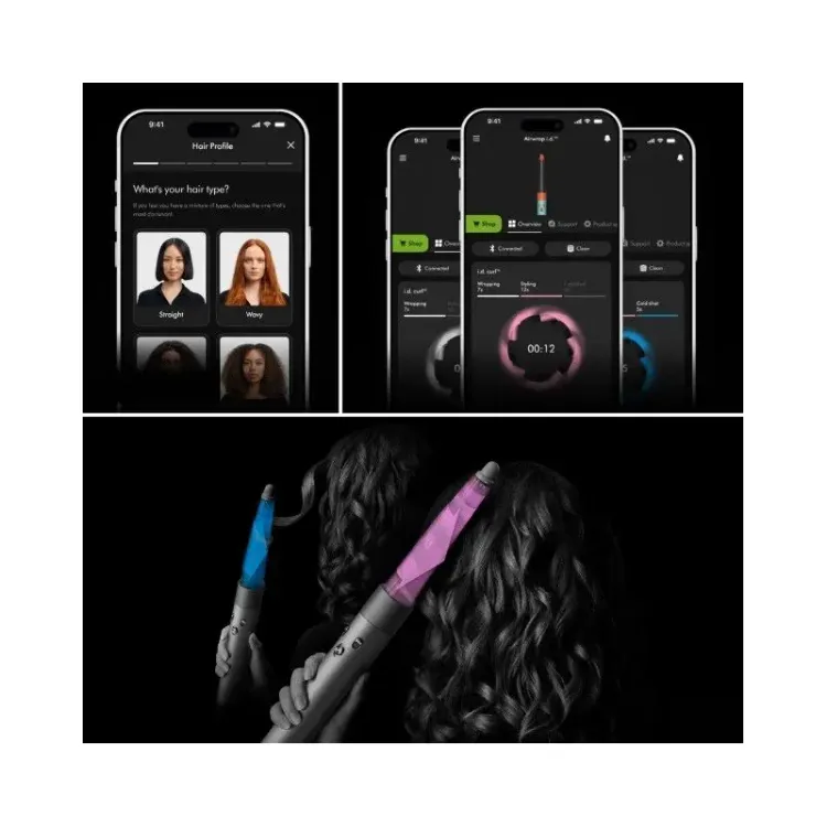 Alles DYSON stilizator za kosu Airwrap i.d. Amber Silk/Pink Champagne Curly+Coily