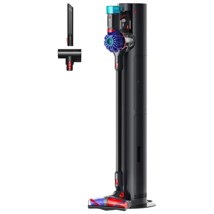 Alles DYSON štapni usisavač V10 Konical Moulded Vinca/Black + stanica za automatsko pražnjenje