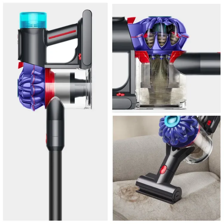 Alles DYSON štapni usisavač V10 Konical Moulded Vinca/Black + stanica za automatsko pražnjenje