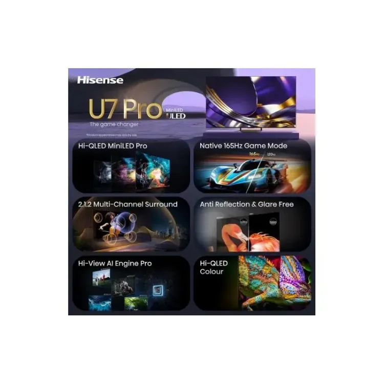 Alles HISENSE ULED TV 55U7S PRO
