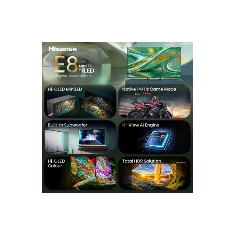 Alles HISENSE ULED TV 85E8S
