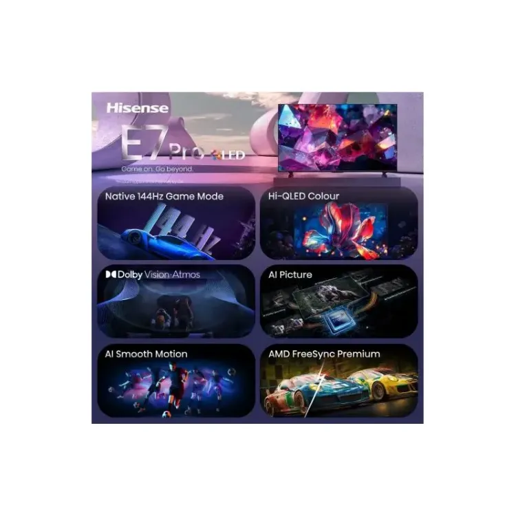 Alles HISENSE Hi-QLED TV 55E7S PRO