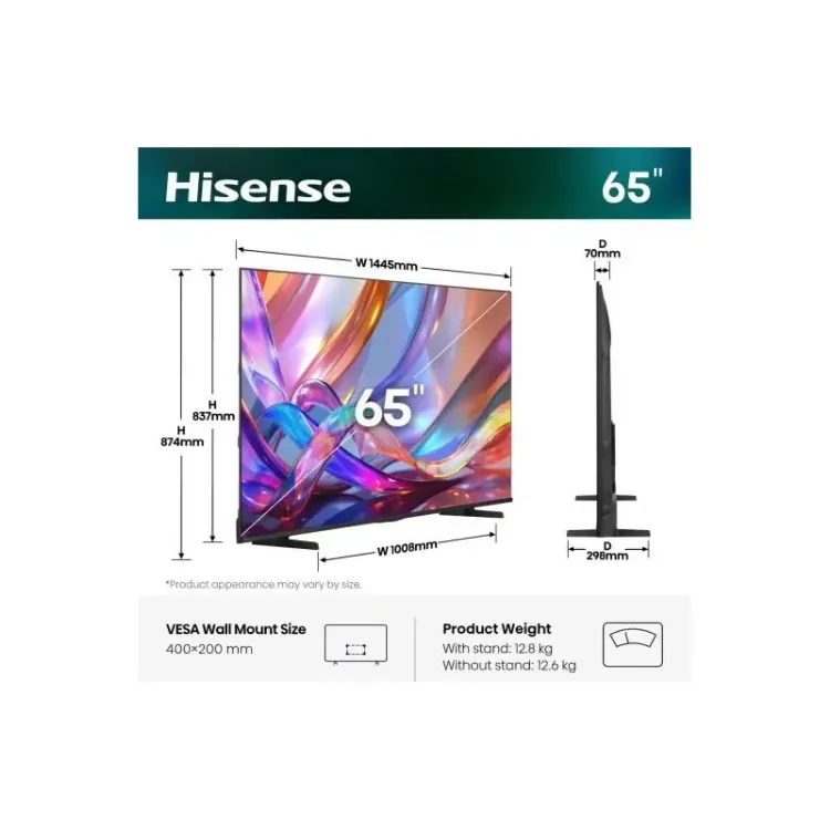 Alles HISENSE Hi-QLED TV 65E7S