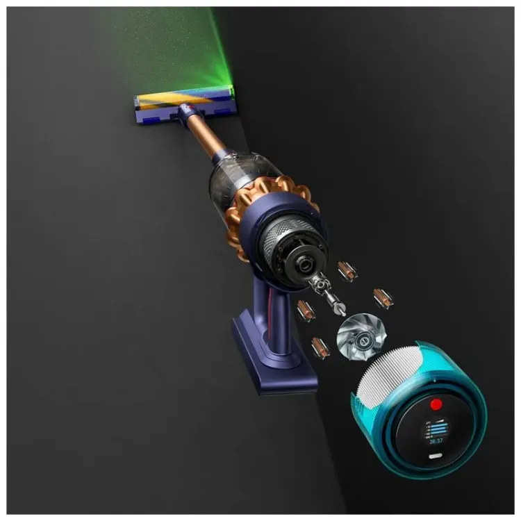Alles DYSON bežični usisavač GEN5DETECT ABSOLUTE PRUSSIAN BLUE/BRIGHT COPPER