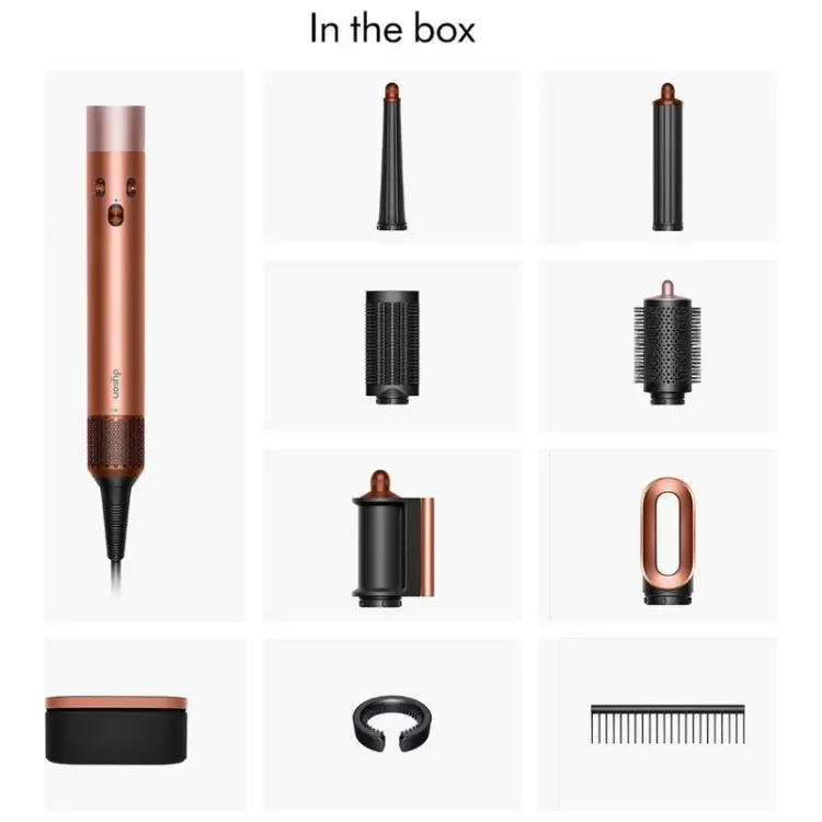 Alles DYSON stilizator za kosu Airwrap i.d. Amber Silk/Pink Champagne Straight+Wavy