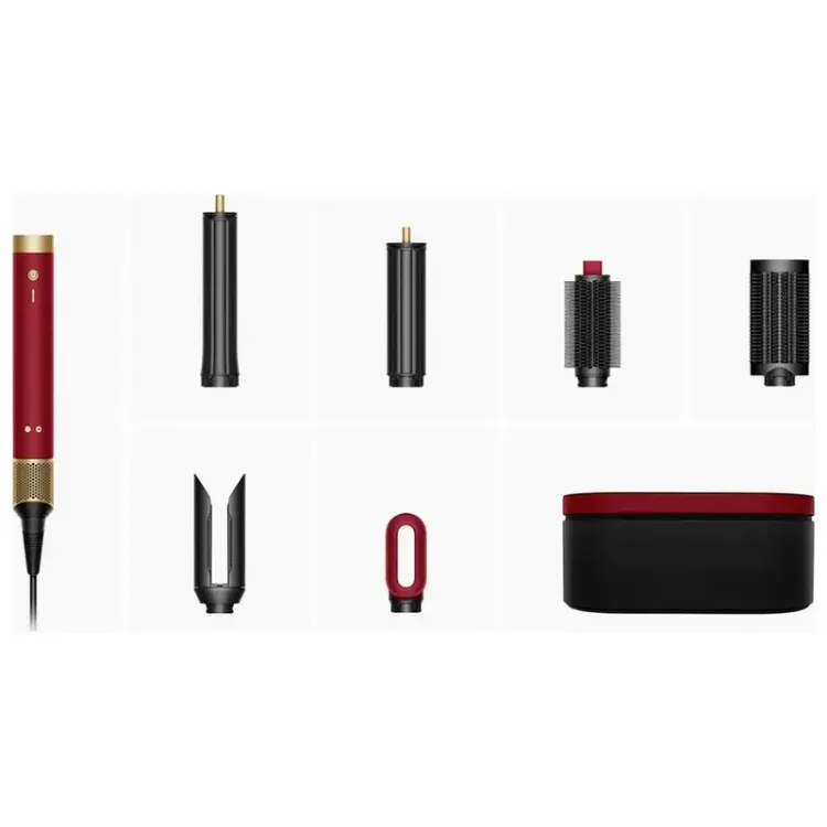 Alles DYSON stilizator za kosu Airwrap Coanda2x Red Velvet/Gold Straight + Wavy