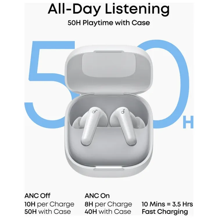 Alles ANKER SOUNDCORE slušalice bežične R60i NC BIJELE