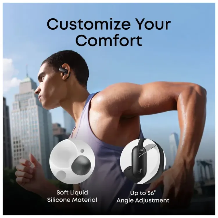 Alles ANKER SOUNDCORE slušalice bežične AeroFit 2 PRO CRNE