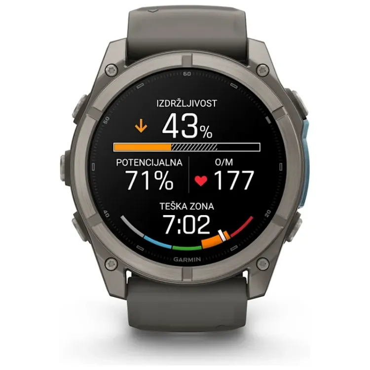 Alles GARMIN pametni sat FENIX 9 51mm Pebble Gray