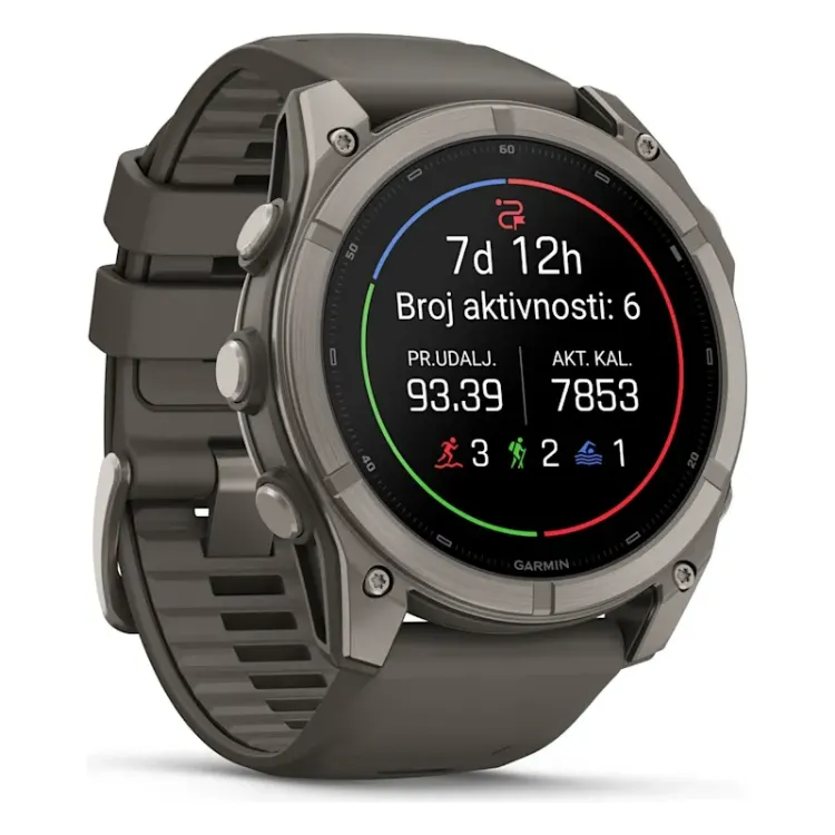 Alles GARMIN pametni sat FENIX 9 51mm Pebble Gray