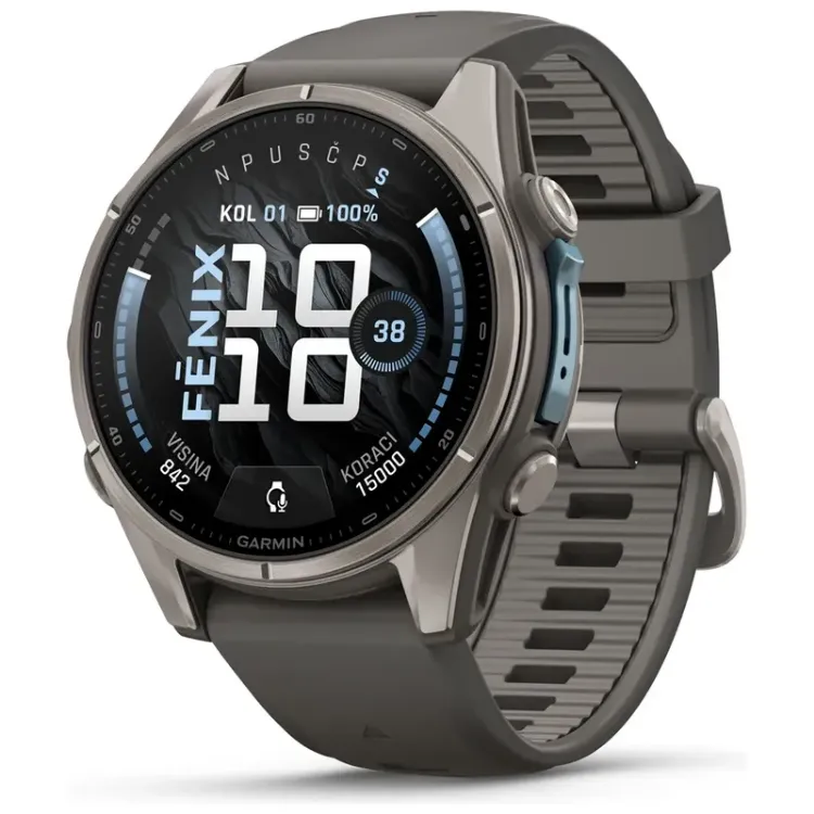 Alles GARMIN pametni sat FENIX 9 43mm Pebble Gray