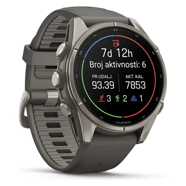 Alles GARMIN pametni sat FENIX 9 43mm Pebble Gray