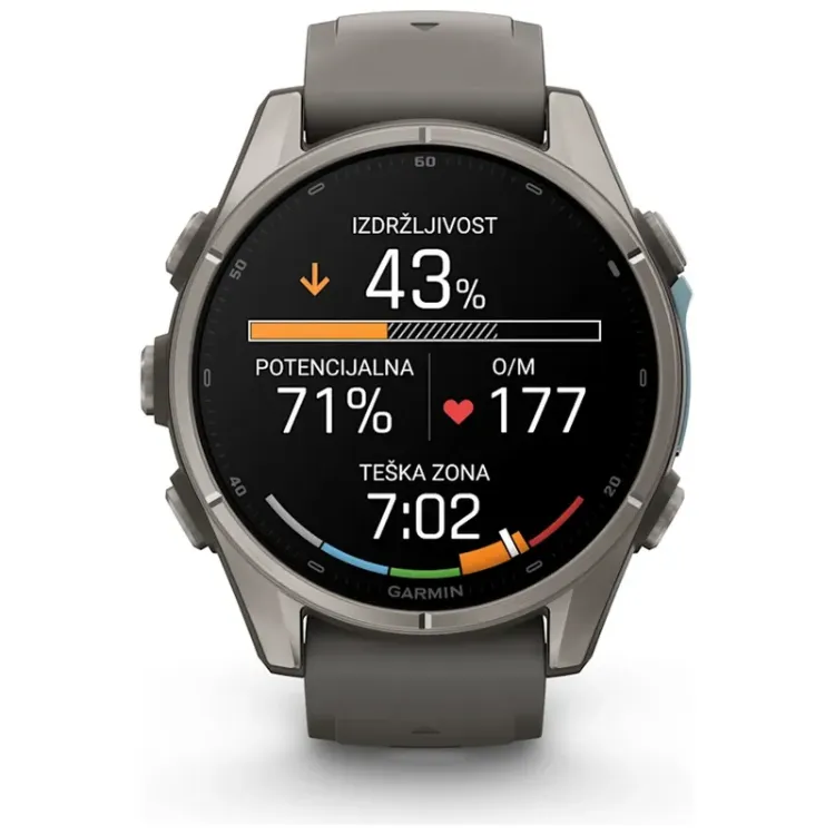 Alles GARMIN pametni sat FENIX 9 43mm Pebble Gray