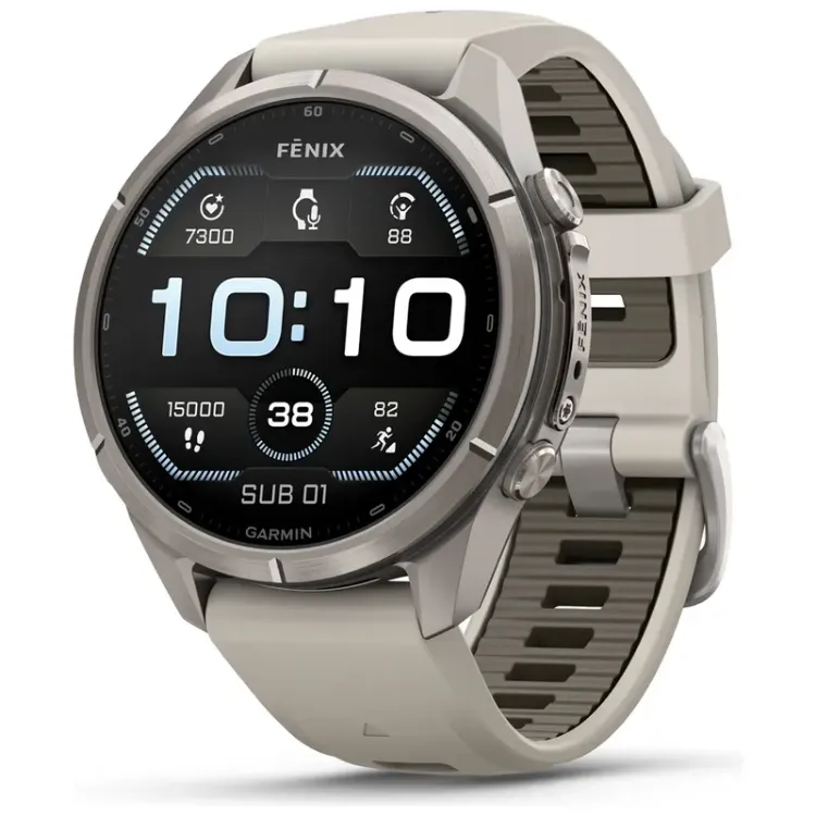 Alles GARMIN pametni sat FENIX 9 PRO 43mm Fog gray/Dark sandstone