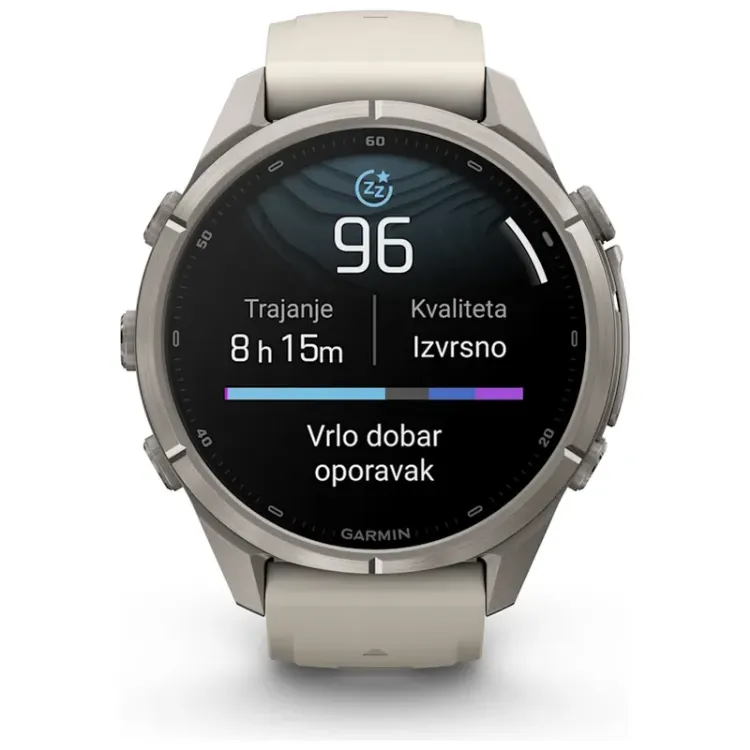 Alles GARMIN pametni sat FENIX 9 PRO 43mm Fog gray/Dark sandstone