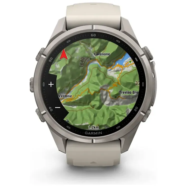 Alles GARMIN pametni sat FENIX 9 PRO INREACH 43mm Fog gray/Dark sandstone