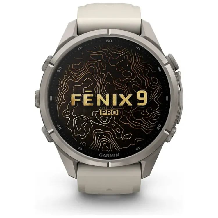 Alles GARMIN pametni sat FENIX 9 PRO INREACH 43mm Fog gray/Dark sandstone
