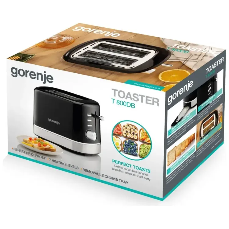 Alles GORENJE toster T800DB