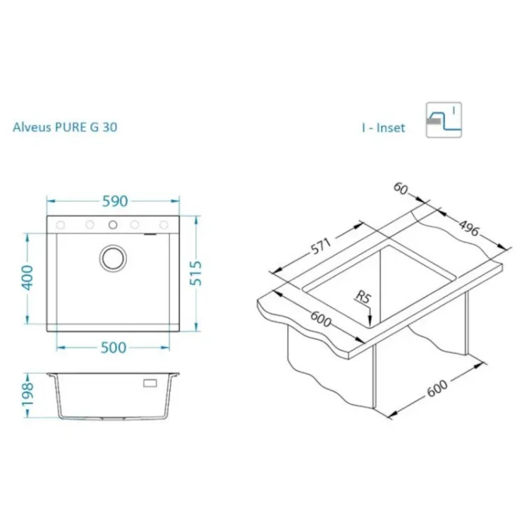 Alles ALVEUS sudoper PURE-G 30 Carbon