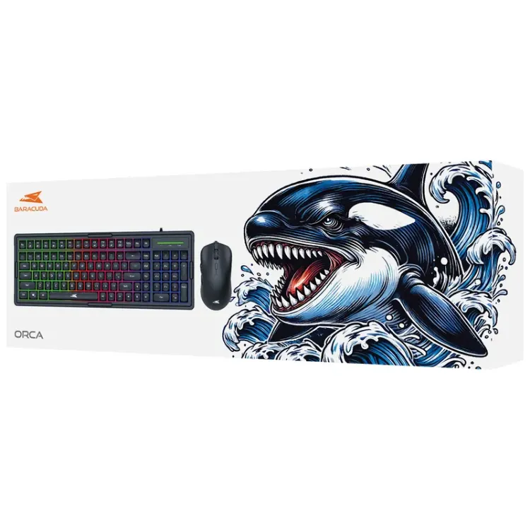 Alles BARACUDA tipkovnica + miš gaming Orca BGC-011 crna