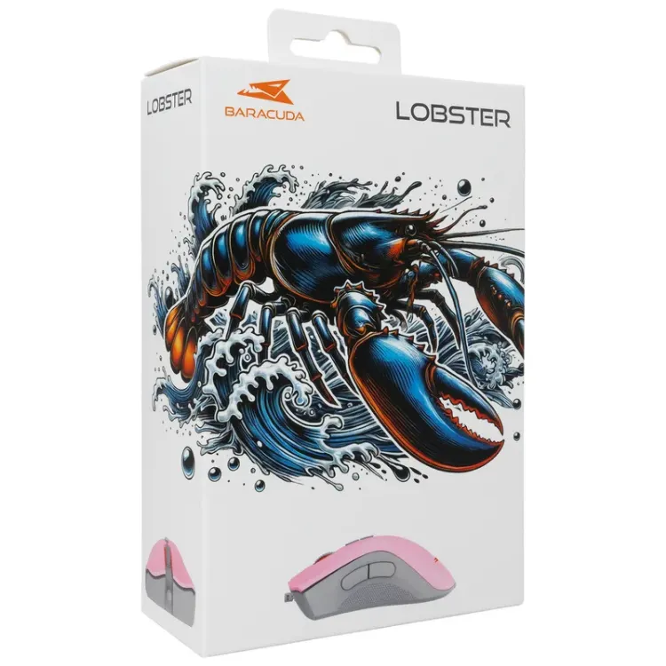 Alles BARACUDA miš gaming Lobster BGM-084 rozi