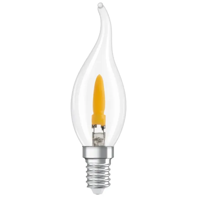 Alles OSRAM LED žarulja 1906 LED CLASSIC BA 35 FLAME 1W 818 Clear E14